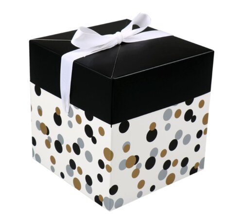 Specipack Confetti doos - Pop Up Box - 15x15x15cm - 25 stuks