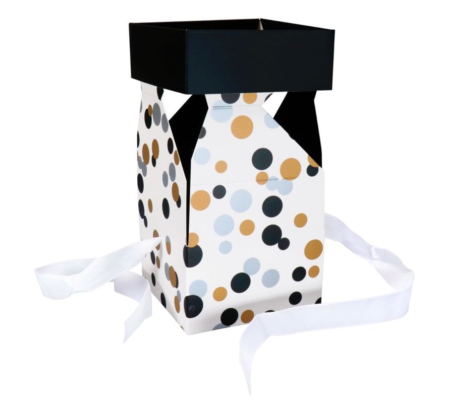 Confetti doos - Pop Up Box - 15x15x15cm - 25 stuks