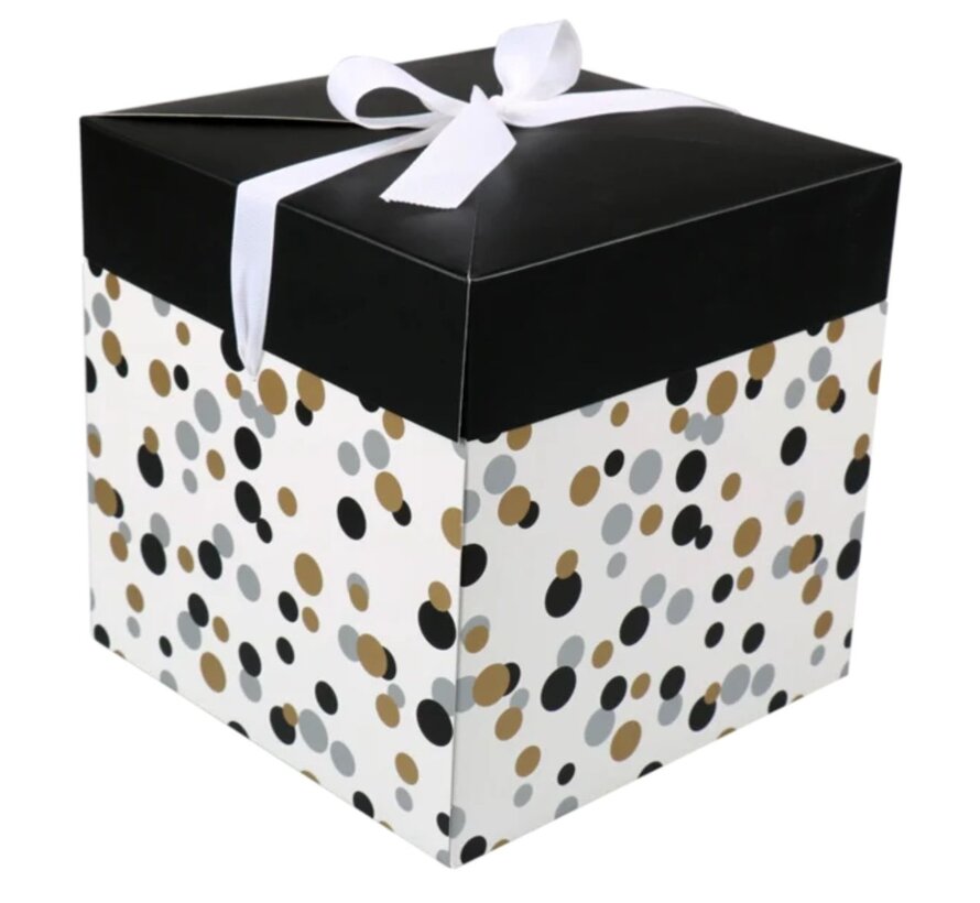 Confetti doos - Pop Up Box - 20x20x20cm - 25 stuks