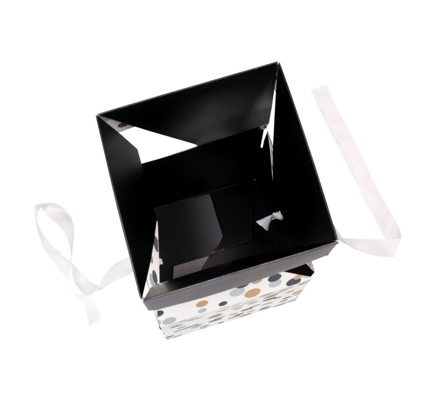 Confetti doos - Pop Up Box - 20x20x20cm - 25 stuks