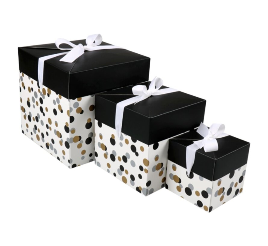 Confetti doos - Pop Up Box - 20x20x20cm - 25 stuks