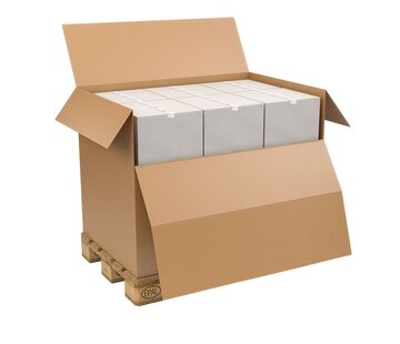 Specipack Palletdozen 1200 x 800 x 1100 mm - Voorzien van laadklep - Pallet met 80 stuks