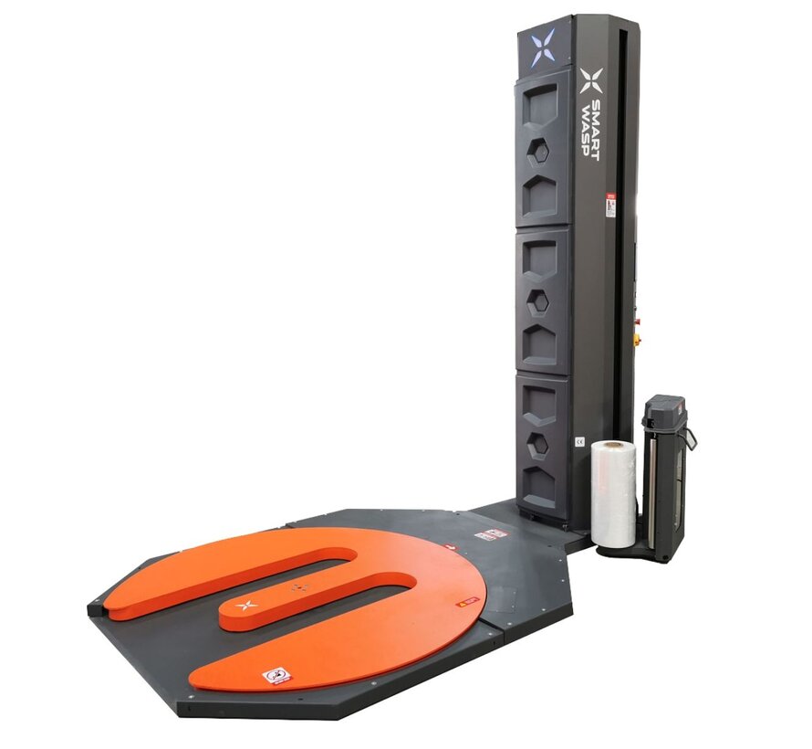 Smart Wasp X100SMT Palletwikkelaar | Open E-Draaischijf