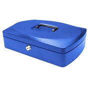 Q-CONNECT Geldkoffer Blauw 325 x 235 x 85 mm