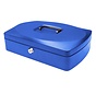 Q-CONNECT Geldkoffer Blauw 325 x 235 x 85 mm