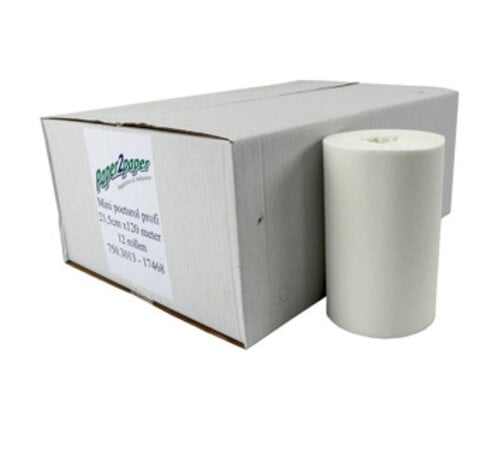 Poetsrol Mini - 20 cm x 120 meter - Verpakking met 12 rollen