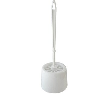 Merkloos Toiletborstel Laag Model - Wit