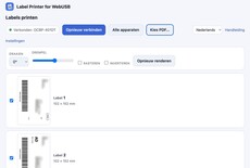 Labels printen vanuit Shopify via Chrome of Edge: gratis LabelJet-extensie