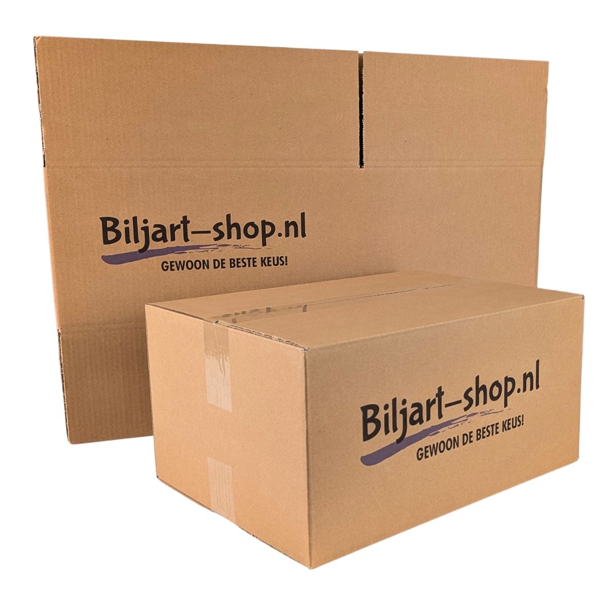 Bedrukte verzenddoos Biljart-shop.nl