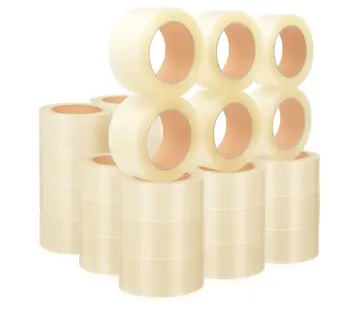 PVC Tape Transparant Low Noise Heavy Duty - 48 mm x 66 m - Doos met 36 rollen