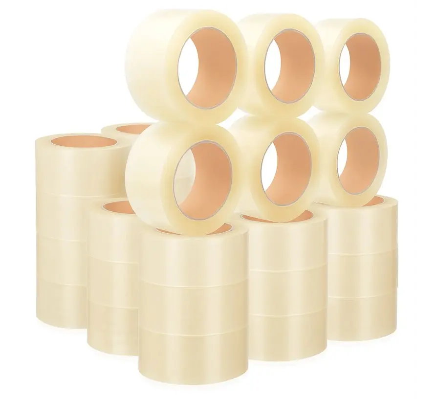 PVC Tape Transparant Low Noise Heavy Duty - 48 mm x 66 m - Doos met 36 rollen