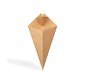 Puntzak friet - 16x27cm - bruin - 500 stuks