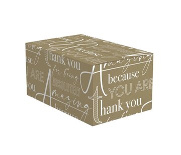 Specipack Geschenkdozen kerst - wit en bruin - 390 x 290 x 177 mm - bundel met 15 dozen