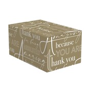 Specipack Geschenkdozen kerst - wit en bruin - 390 x 290 x 300 mm - bundel met 15 dozen