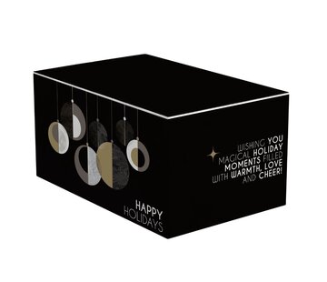 Specipack Geschenkdozen Golden Gift - wit, zwart en goud - 390 x 290 x 126 mm - bundel met 15 dozen