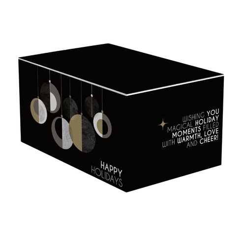 Specipack Geschenkdozen Golden Gift - wit, zwart en goud - 390 x 290 x 232 mm - bundel met 15 dozen