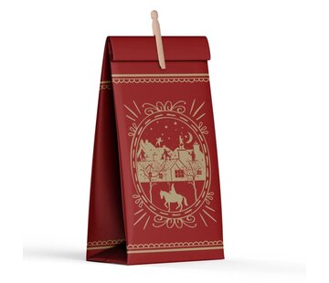 Sinterklaas geschenkzak 20 x 10 x 47 cm - Doos met 50 zakken inclusief knijpers