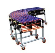 Flexibele rollenbaan - uitschuifbaar 150-750 cm - 50 cm breed - tot 35 kg per doos