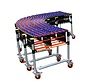 Flexibele rollenbaan - uitschuifbaar 150-750 cm - 50 cm breed - tot 35 kg per doos