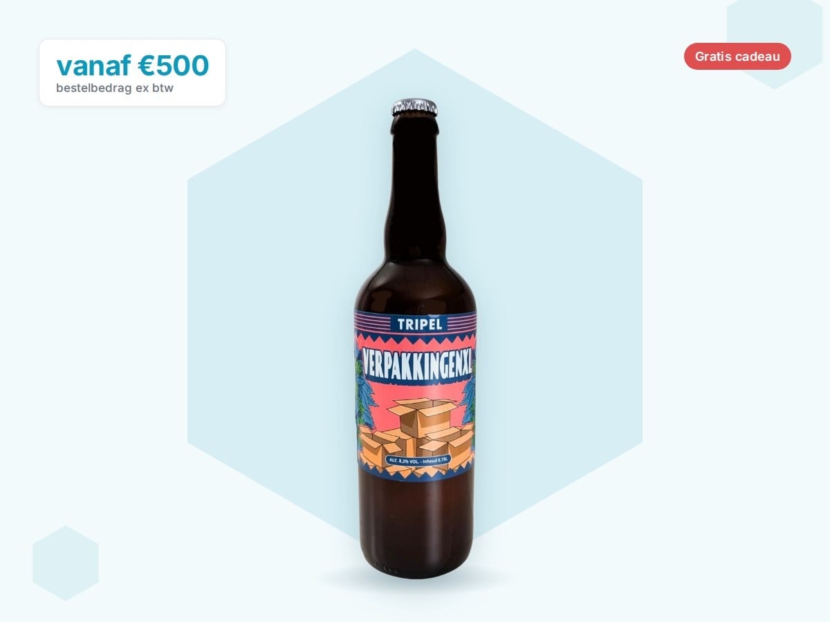 VerpakkingenXL Honing Tripel speciaalbier, gratis bij bestellingen vanaf 500 euro