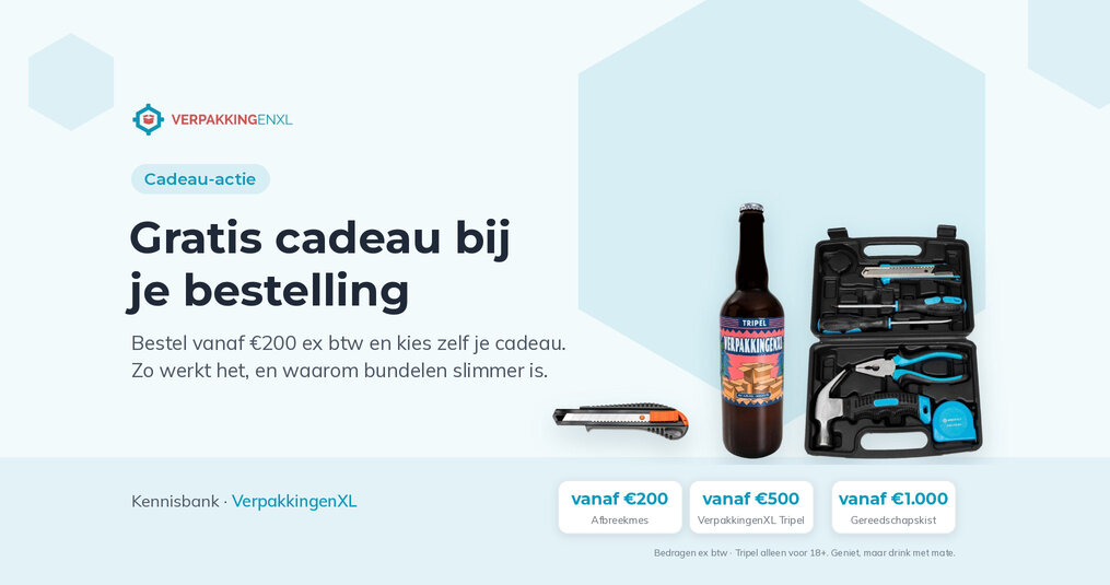 Gratis cadeau bij je bestelling
