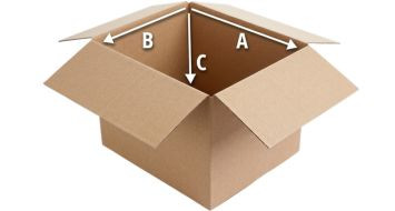 Voer de afmetingen in en wij zoeken de beste doos voor je.