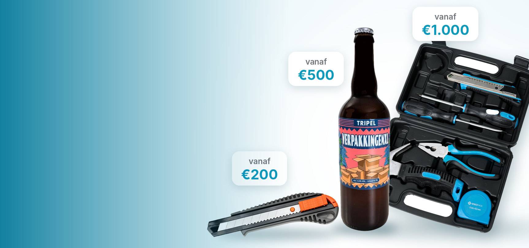 Cadeaus voor<p>je magazijn
