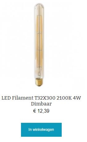 Led filament T32X300
