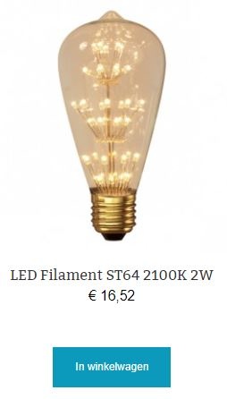 Led filament ST64