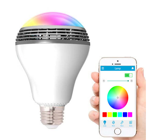 Smart LED Lamp Bluetooth RGBW Speaker
