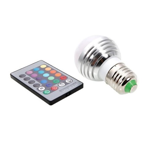 3W RGB LED Lamp E27