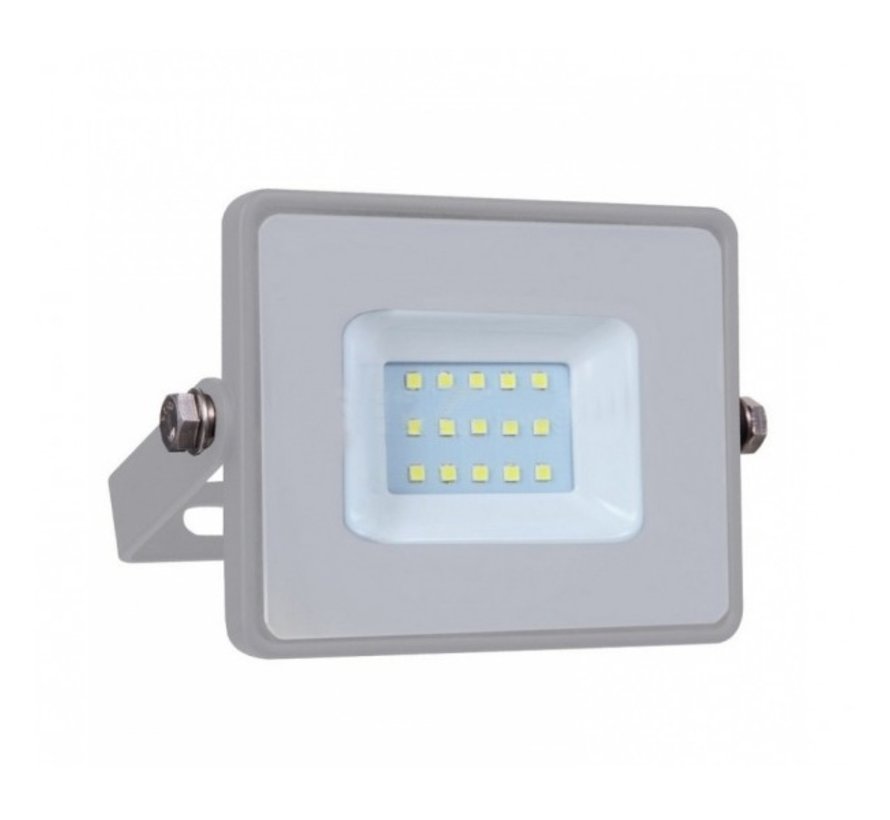 10W LED Bouwlamp Grijs - Waterdicht IP65 - 5 jaar garantie