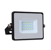 10W LED Bouwlamp Zwart - 1000 Lumen - 3000K - Waterdicht IP65 - 5 jaar garantie