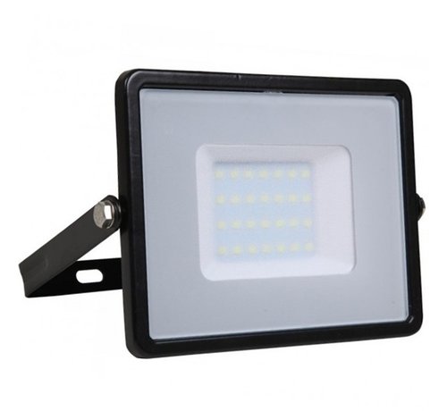 30W LED Bouwlamp Zwart - 2400 Lumen - 3000K - Waterdicht IP65 - 5 jaar garantie