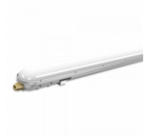 Waterdicht IP65 LED armatuur opbouw met noodunit 1.2m