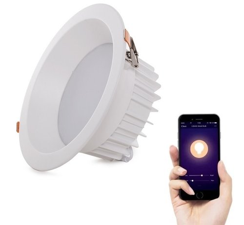 9W Smart Downlight Wifi bedienbaar 2000K - 6500K