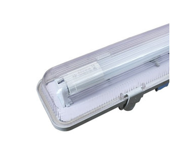 Waterdicht IP65 LED TL armatuur 150 cm - kant en klaar met LED TL verlichting - Inclusief 1 x 22W LED TL buis