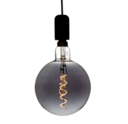 XXL Megaglobe LED 30 cm - G200 Filament lamp Smokey - E27 Giant Dimbaar 6W - Oversized Giant Spiral Bulb