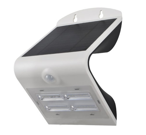 Solar LED Muurlamp met Sensor 3W - IP65, volledig waterdicht - 3 unieke lichtstanden - Buitenverlichting