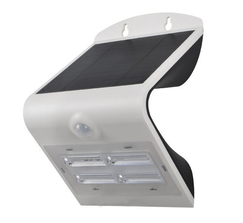 laser zwaard Overvloedig Specilights - Solar LED Muurlamp met Sensor 3W - IP65, volledig waterdicht  - 3 unieke lichtstanden - Buitenverlichting - LedlampshopXL