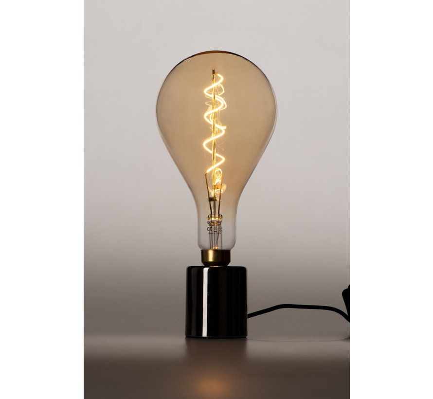 XXL Megaglobe LED 30 cm - PS160 Filament lamp Goud - E27 Giant Dimbaar 6W - Oversized Giant Spiral Bulb