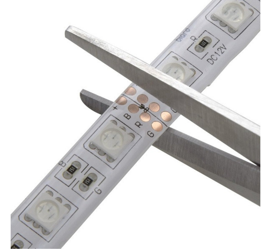 LED strip 6000K - Complete set - Plug&Play - 5 Meter - Met afstandsbediening