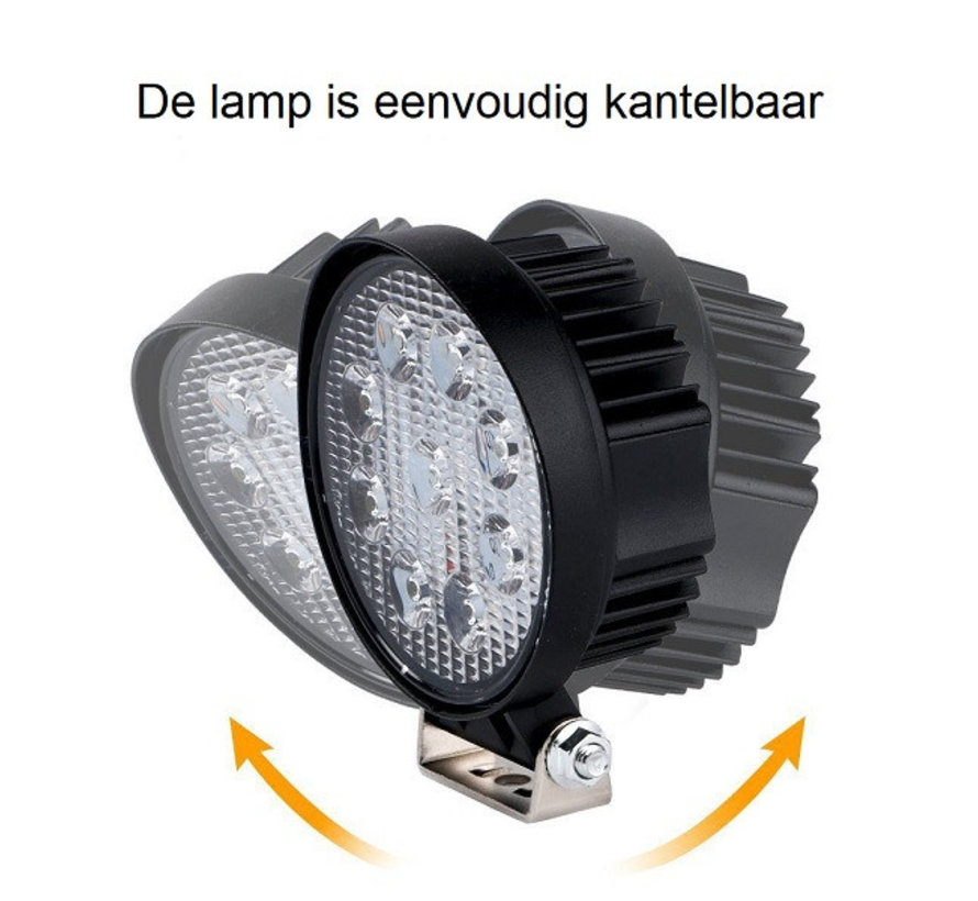 42W 12V-24V Werklamp Rond EMC voor Voertuigen