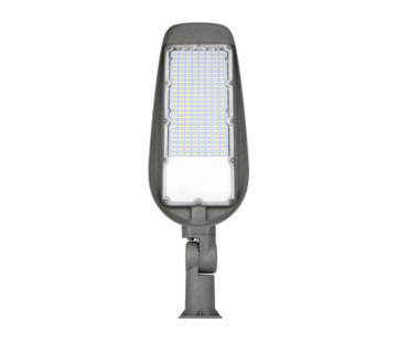 LED Straatlamp 50W met ingebouwde instelbare schemersensor - 4000K - Verstelbare arm 220° - Paaltop/Muurbevestiging - High Lumen 100 Lumen/Watt - 5000 Lumen - 5 Jaar Garantie