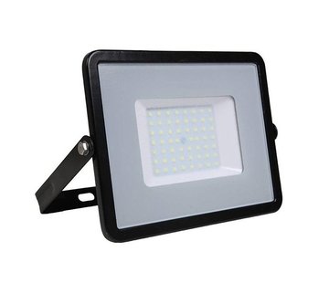 50W LED Bouwlamp Zwart  - 5000 Lumen - 4000K - Waterdicht IP65 - 5 jaar garantie