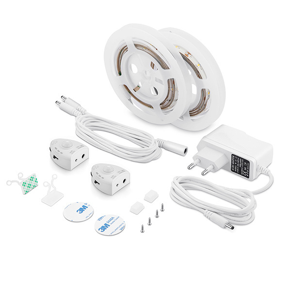 LED bed verlichting met sensor voor 2 personen inclusief