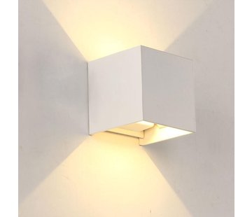 LED wandlamp wit 10W - Waterdicht met instelbare stralingshoek - Muurlamp 3000K