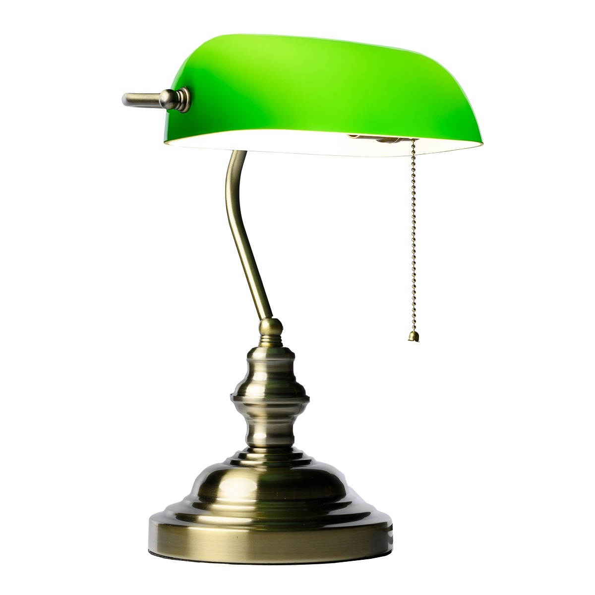 Praten tegen Mentor In zoomen Specilights Notarislamp Groen - Bureaulamp E27 - LedlampshopXL