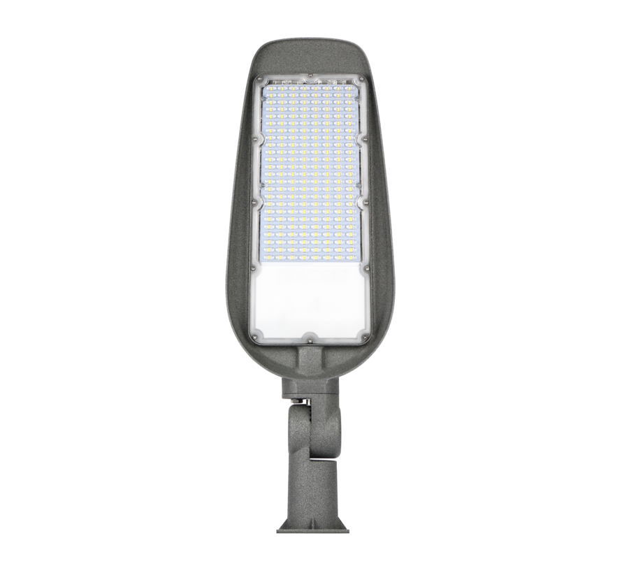 LED Straatlamp 30W met ingebouwde instelbare schemersensor - 6000K - Verstelbare arm 220° - Paaltop/Muurbevestiging - High Lumen 100 Lumen/Watt - 3000 Lumen - 5 Jaar Garantie