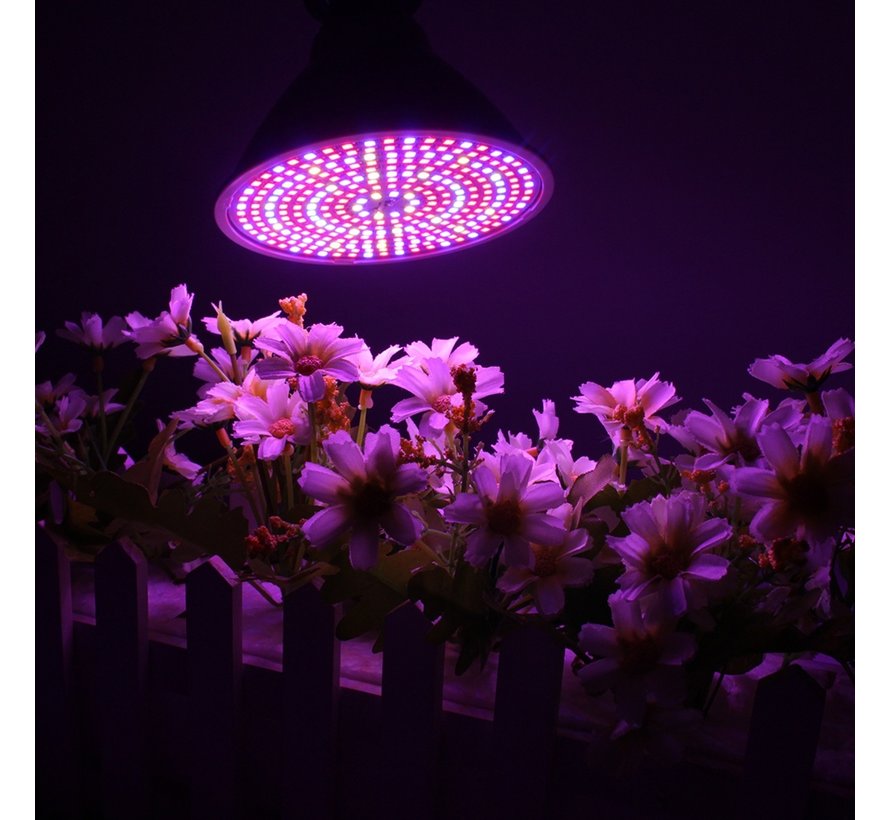 Led Kweeklamp - Groeilamp met E27 fitting - 300 LEDs - Full Spectrum lamp met grote fitting